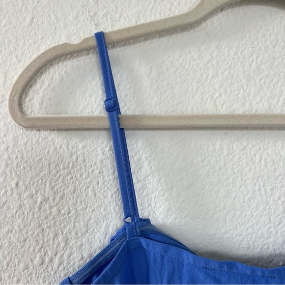 Missguided Petite Blue Strappy Ruched Cup Midi Dress in Blue - Picture 4 of 5